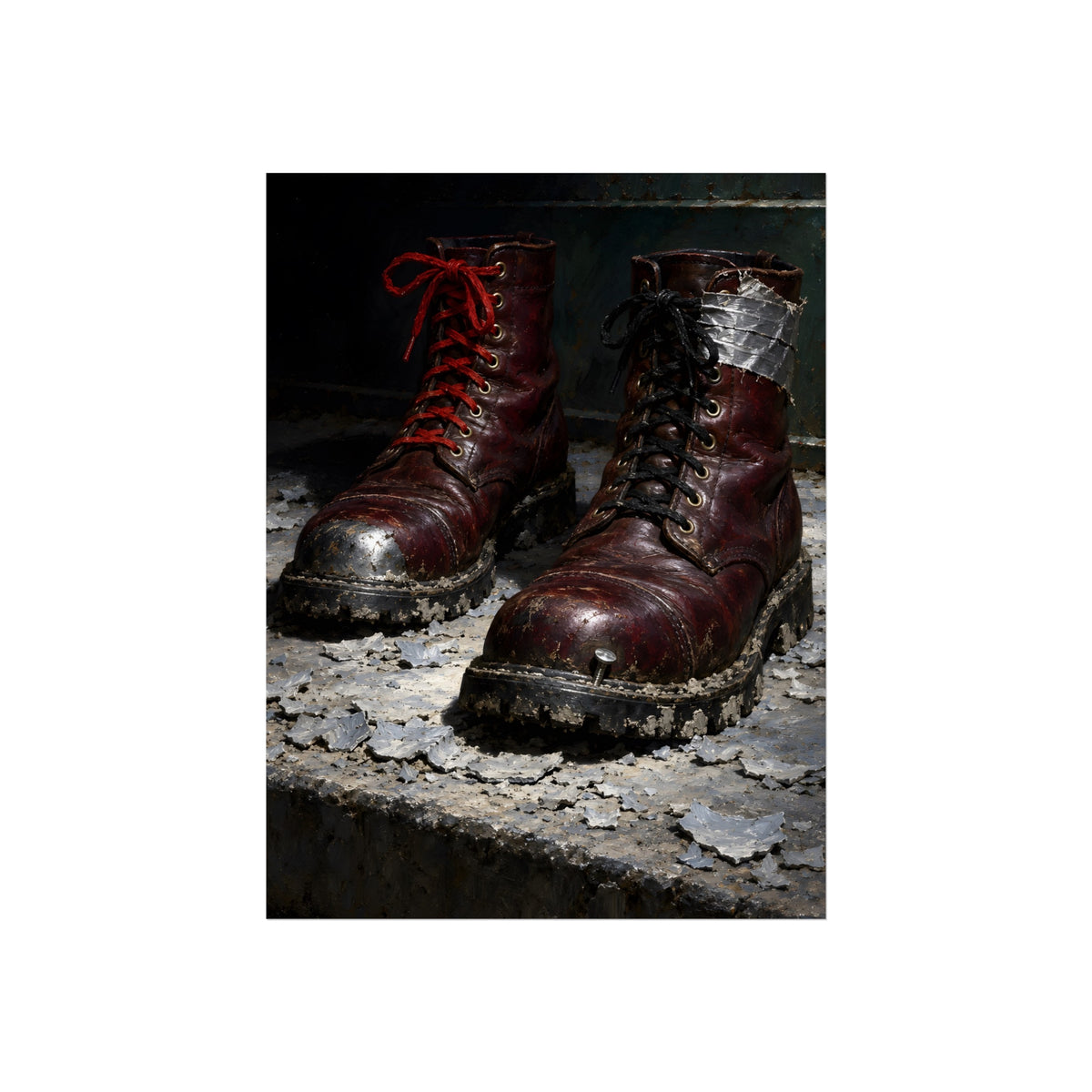 "The Litter on the Step": A Garabaggio Fine Art Print