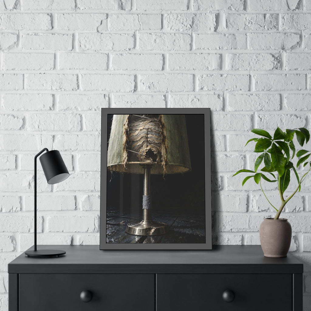 "The Torn Entrance": A Garabaggio Framed Print