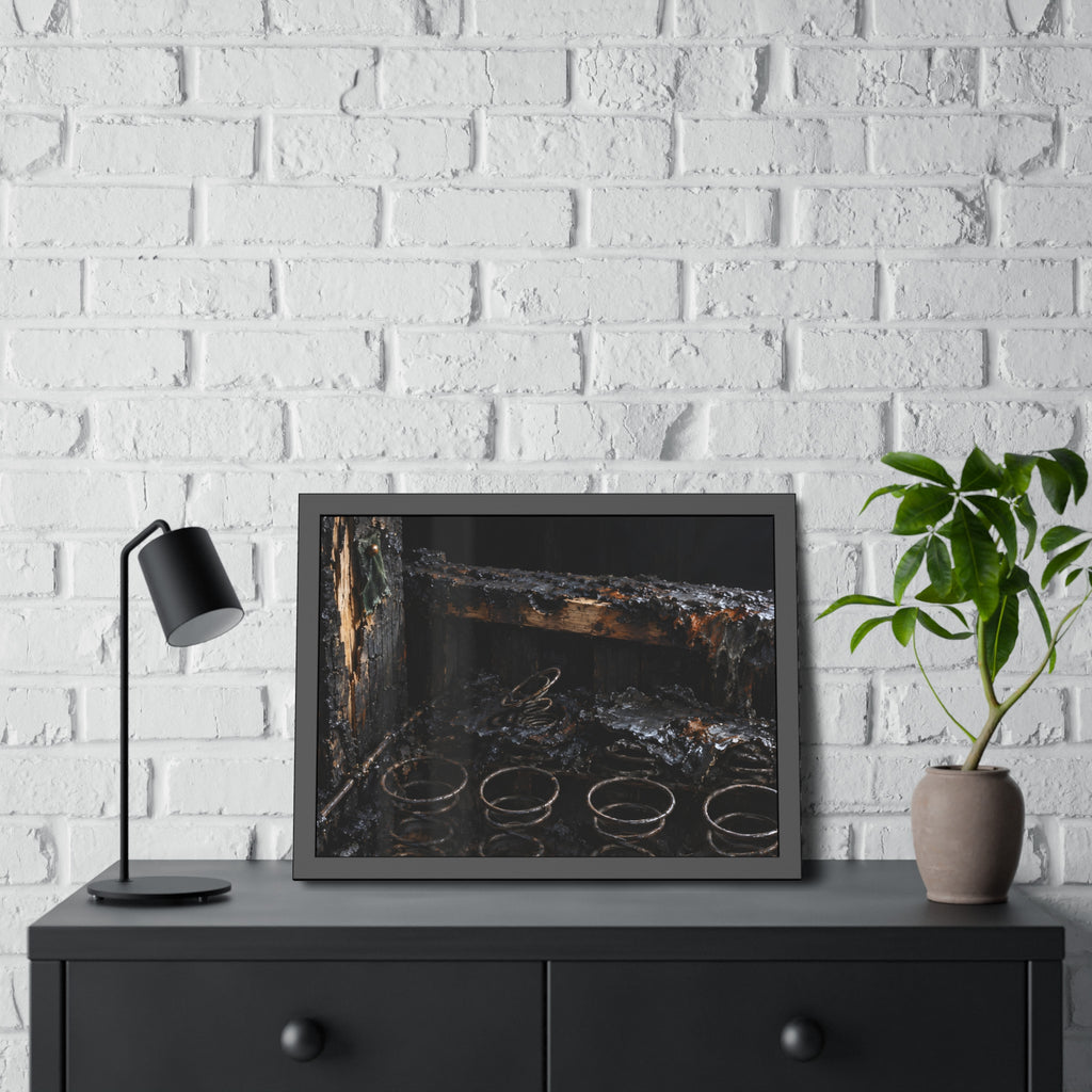 "The Front Row Bare": A Garabaggio Framed Print
