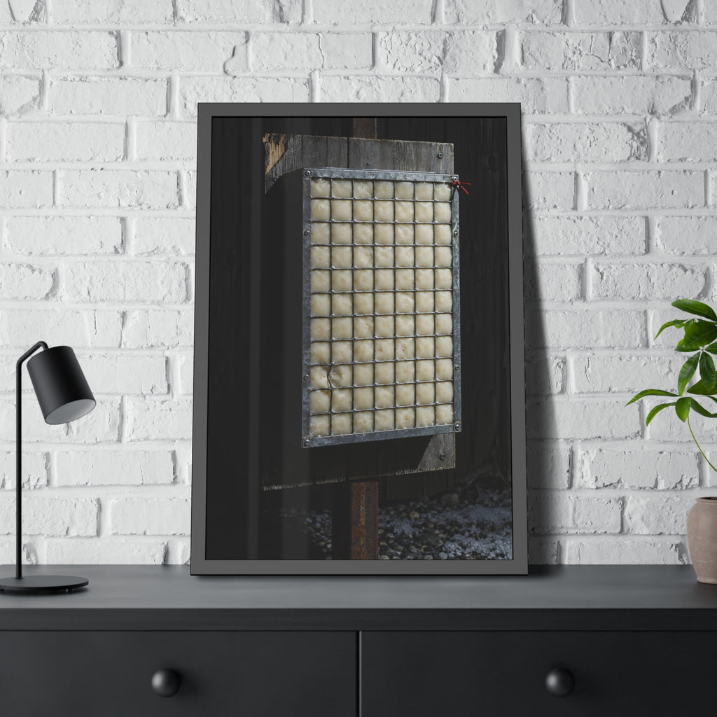"The Box as Poured": A Garabaggio Framed Print
