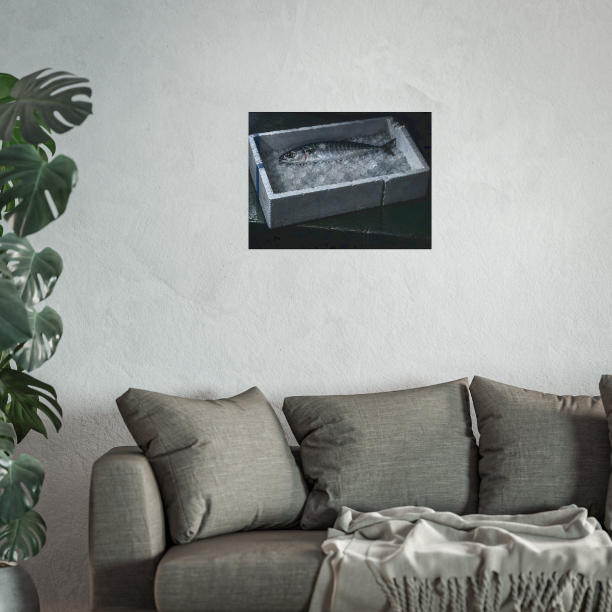 "The Ice Sunk Below the Rim": A Garabaggio Fine Art Print