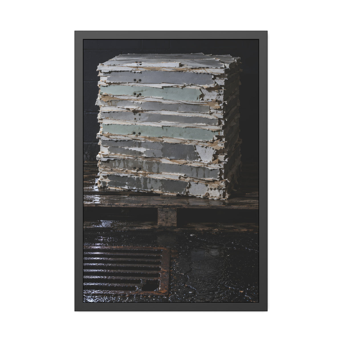 "The Block as Built": A Garabaggio Framed Print