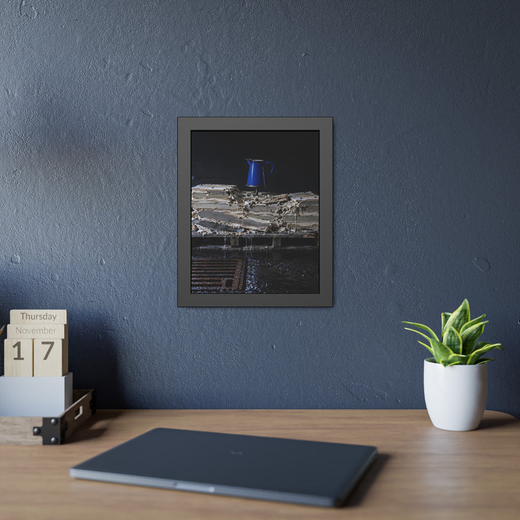 "The Jug Stands Clear": A Garabaggio Framed Print