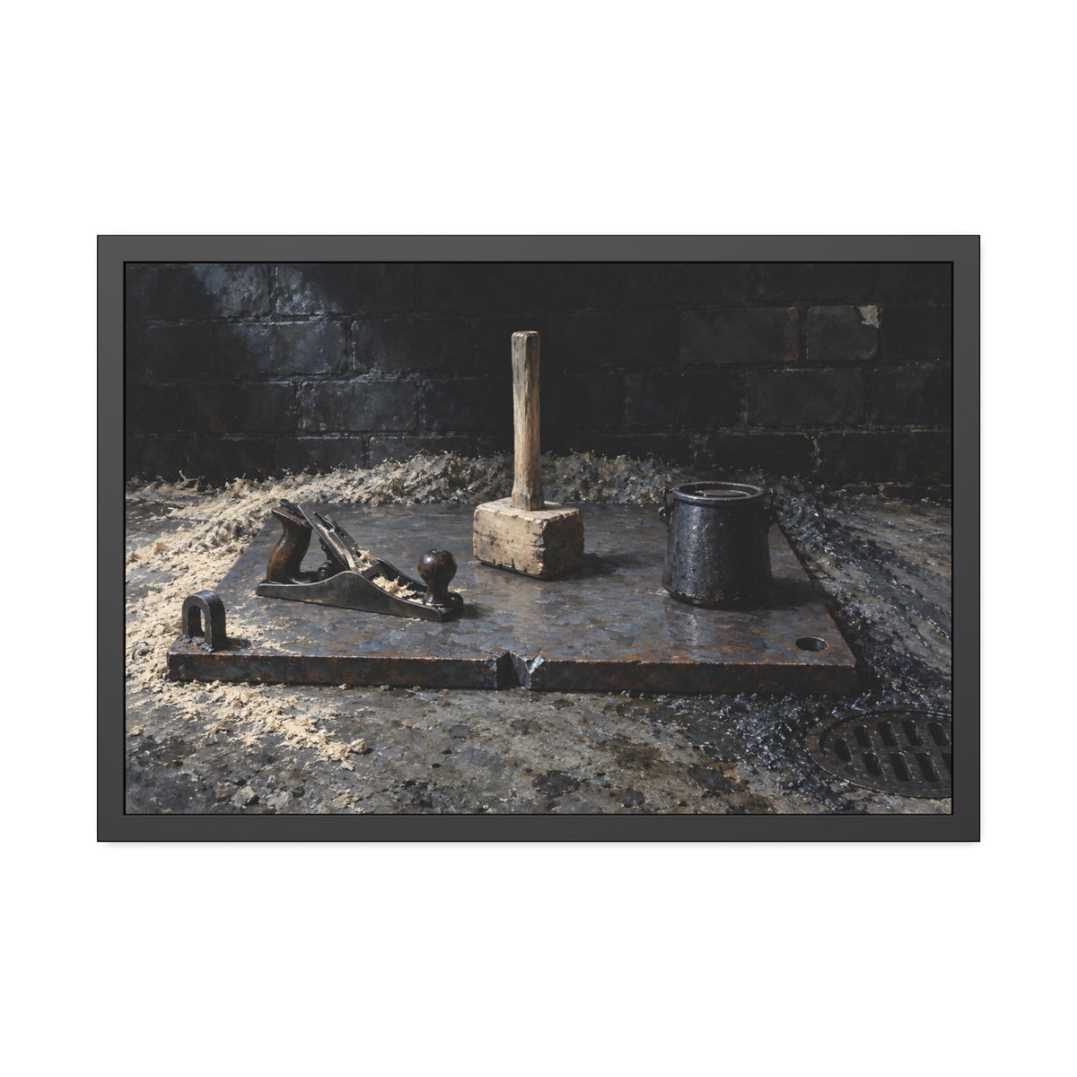 "The Three Returned": A Garabaggio Framed Print