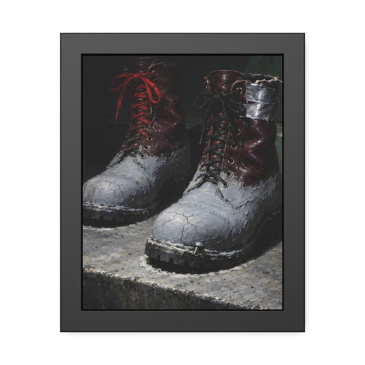 "The First Crazing": A Garabaggio Framed Print