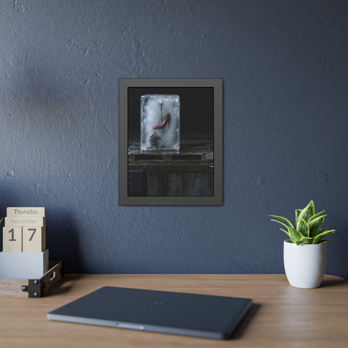 "The Edges Going": A Garabaggio Framed Print