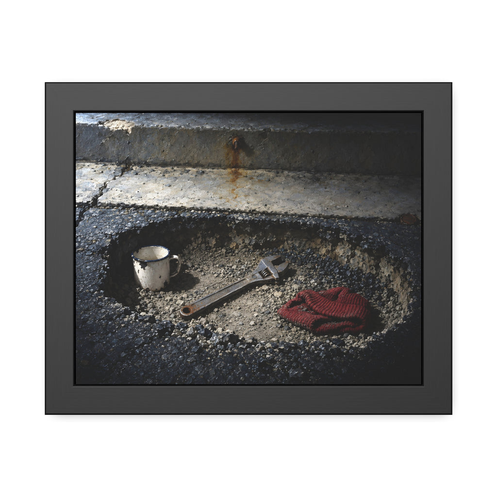 "What the Street Gave Back": A Garabaggio Framed Print