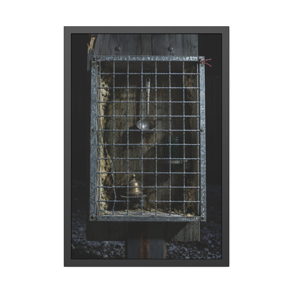 "What the Winter Left on the Board": A Garabaggio Framed Print