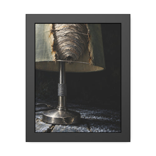 "The Paper Globe in the Shade": A Garabaggio Framed Print
