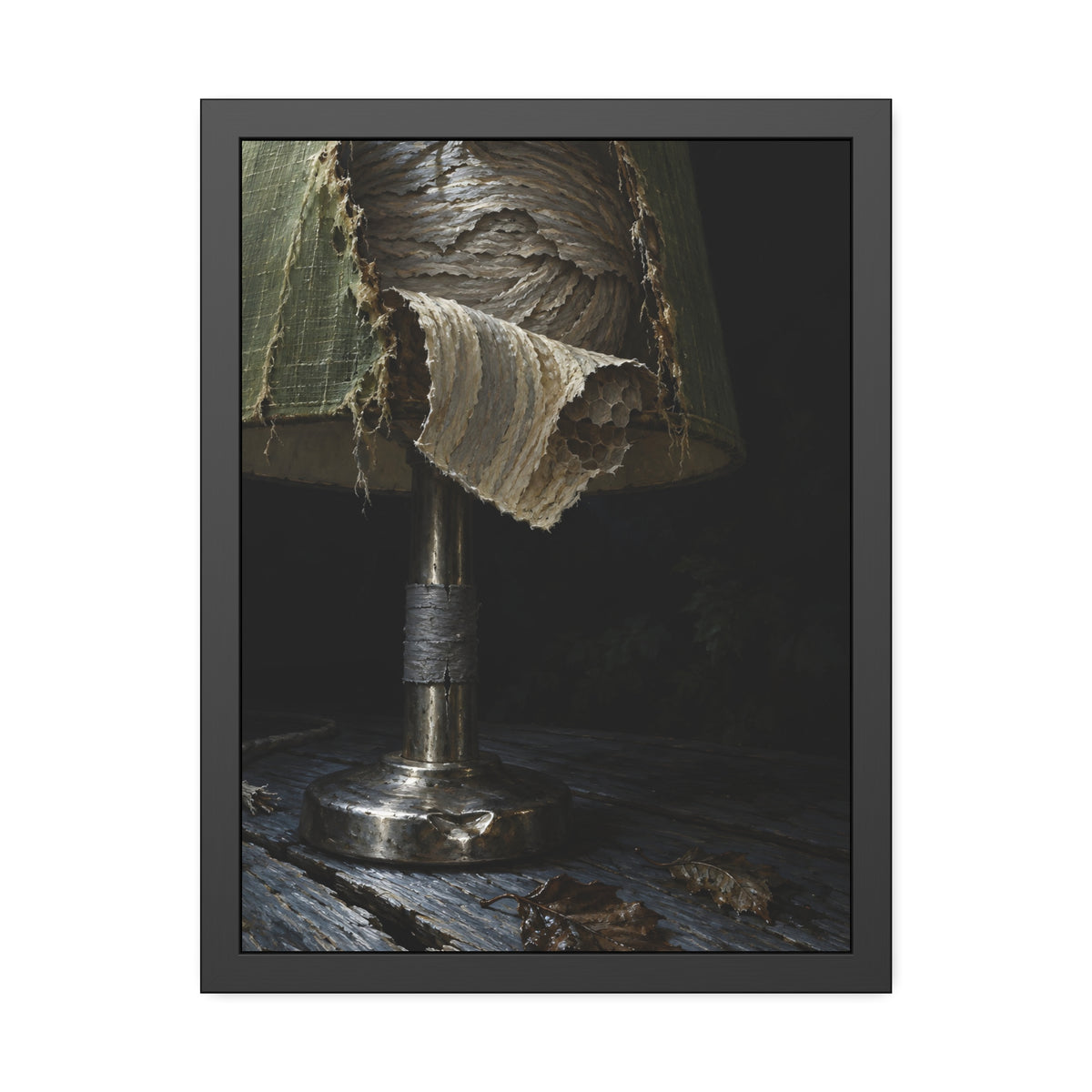 "The First Flap Down": A Garabaggio Framed Print