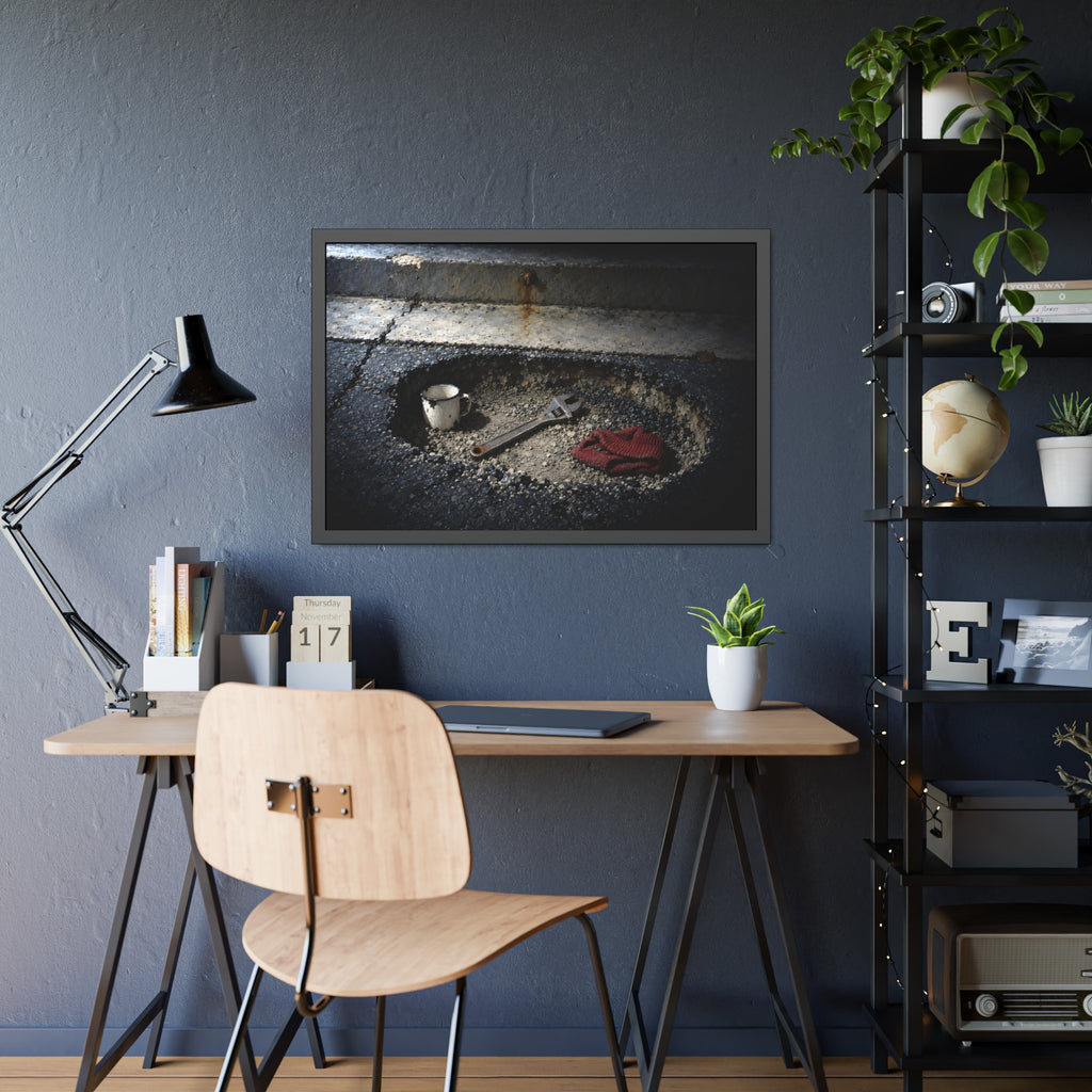 "What the Street Gave Back": A Garabaggio Framed Print