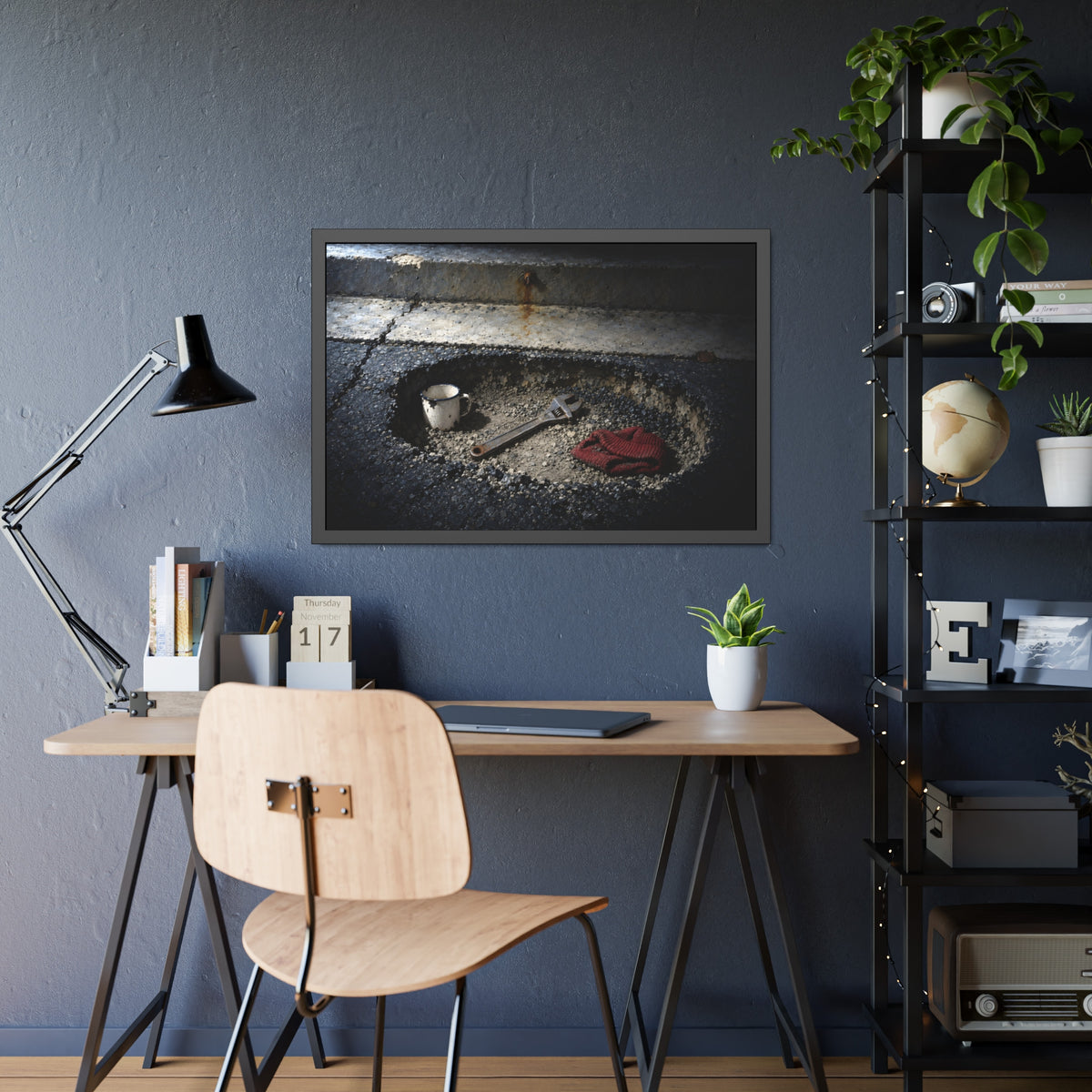"What the Street Gave Back": A Garabaggio Framed Print