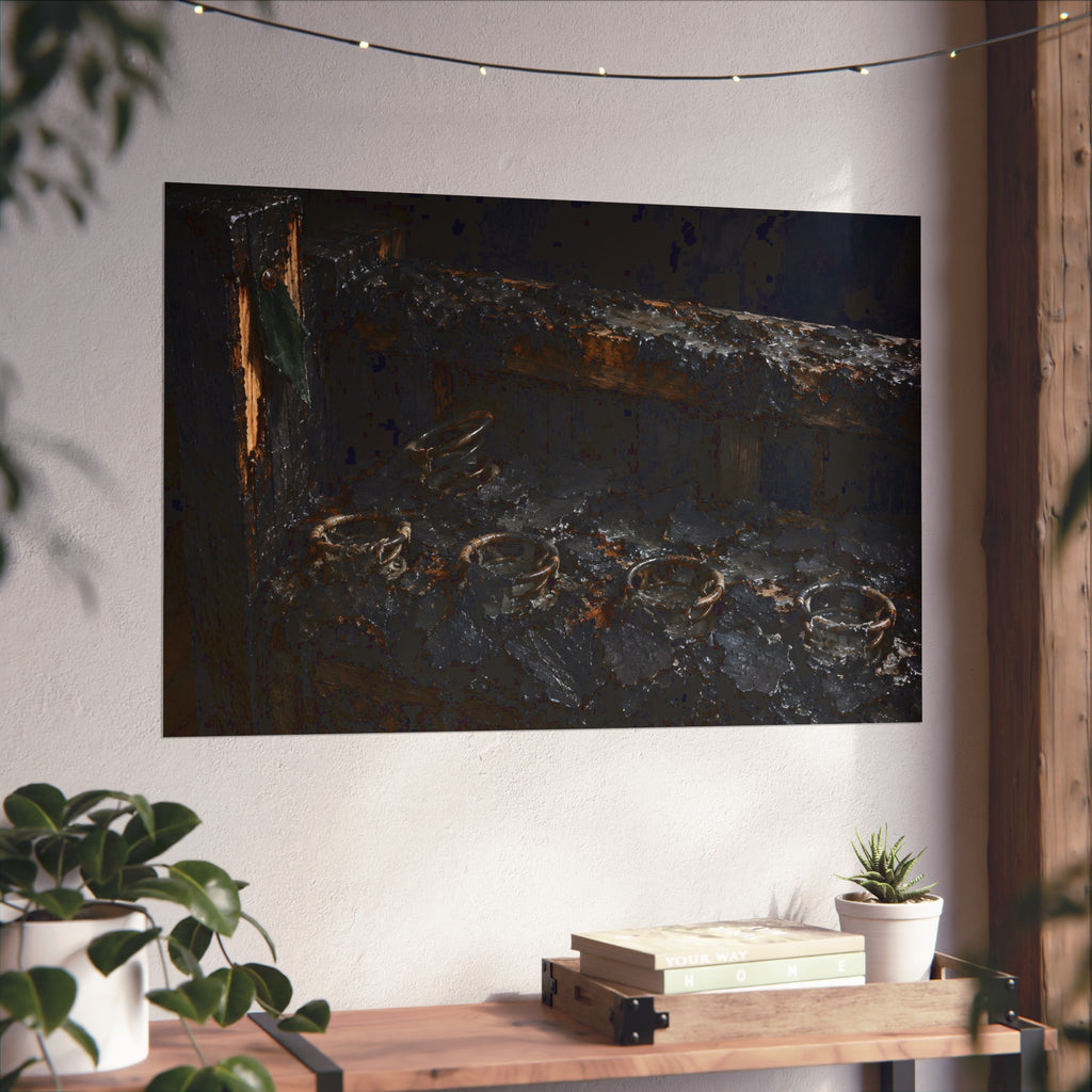 "The Crust Breaking on the Coils": A Garabaggio Fine Art Print