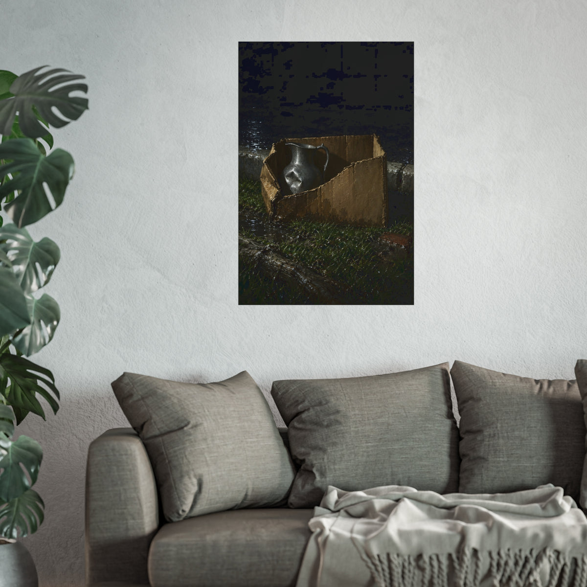 "The Dent in the Pewter": A Garabaggio Fine Art Print