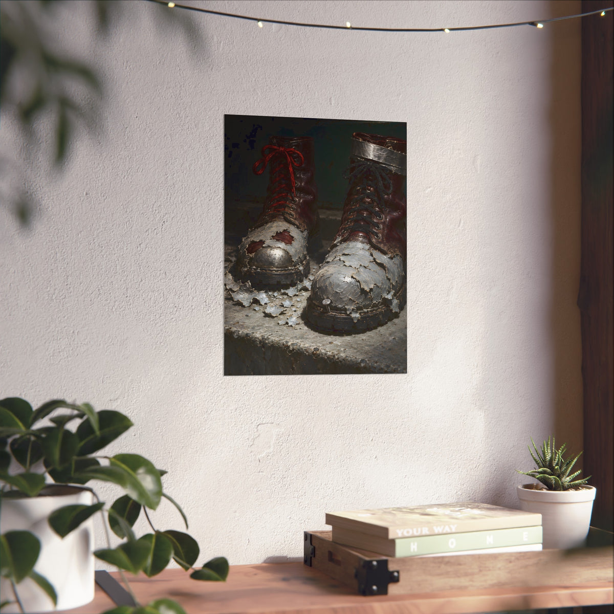"The First Leather Showing": A Garabaggio Fine Art Print