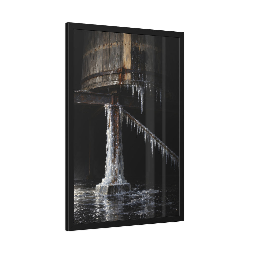 "The Comb on the Rod": A Garabaggio Framed Print