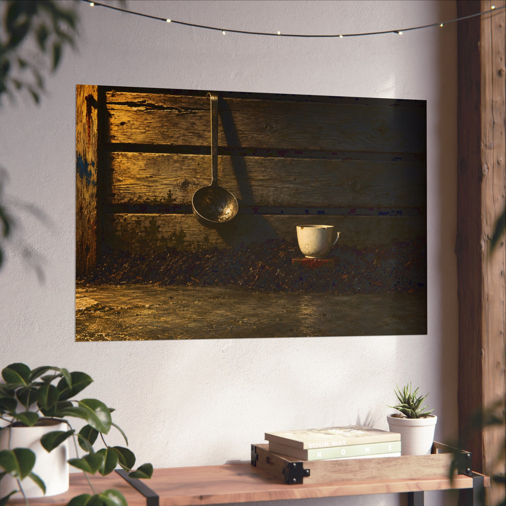 "The Cup on the Half Brick": A Garabaggio Fine Art Print