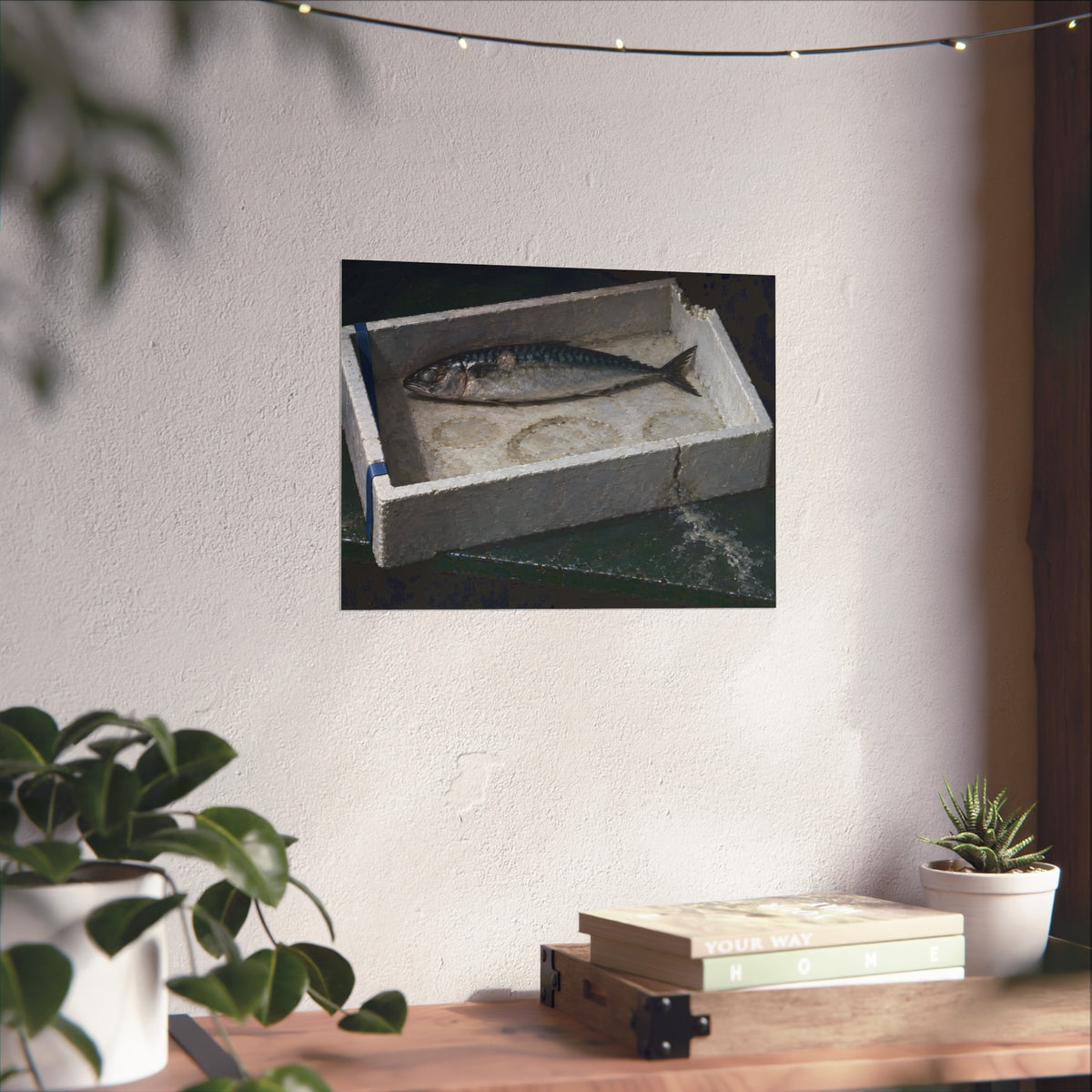 "The Fish Alone on the Foam": A Garabaggio Fine Art Print