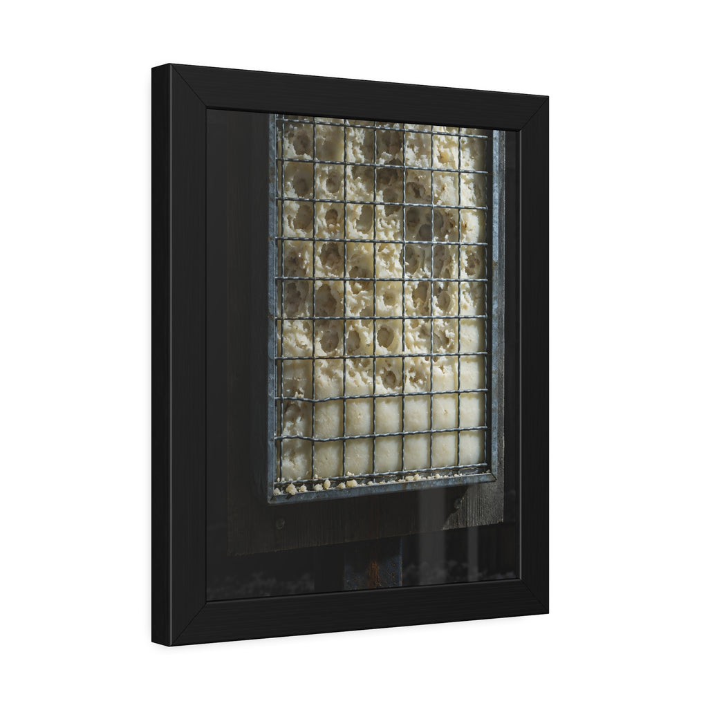 "The First Pitting": A Garabaggio Framed Print