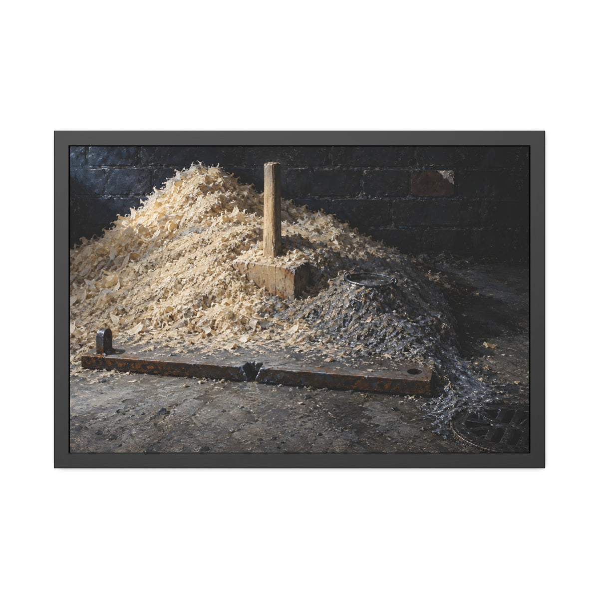 "The First Wash and the Rim": A Garabaggio Framed Print