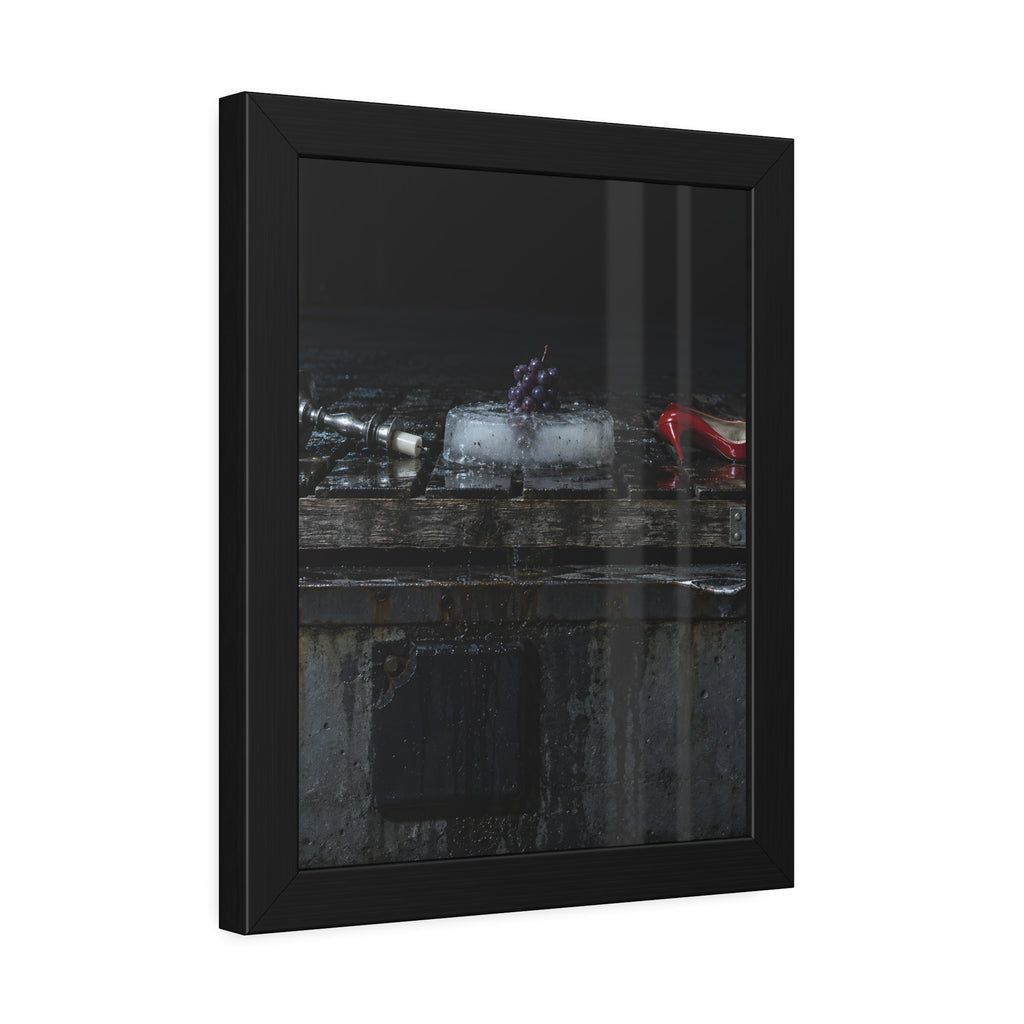 "The Grapes in the Slab": A Garabaggio Framed Print