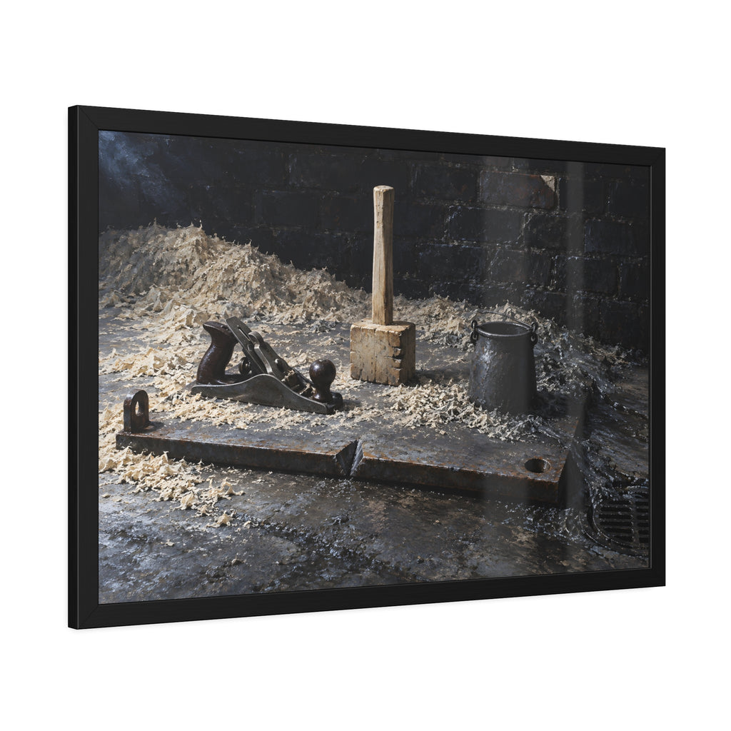 "The Mallet Whole": A Garabaggio Framed Print