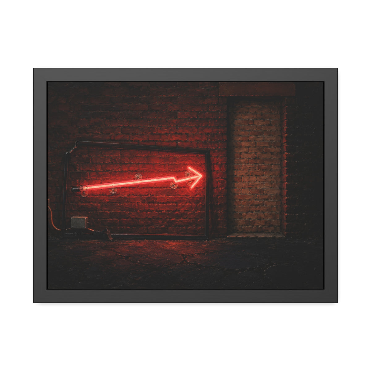 "The Dry Night": A Garabaggio Framed Print