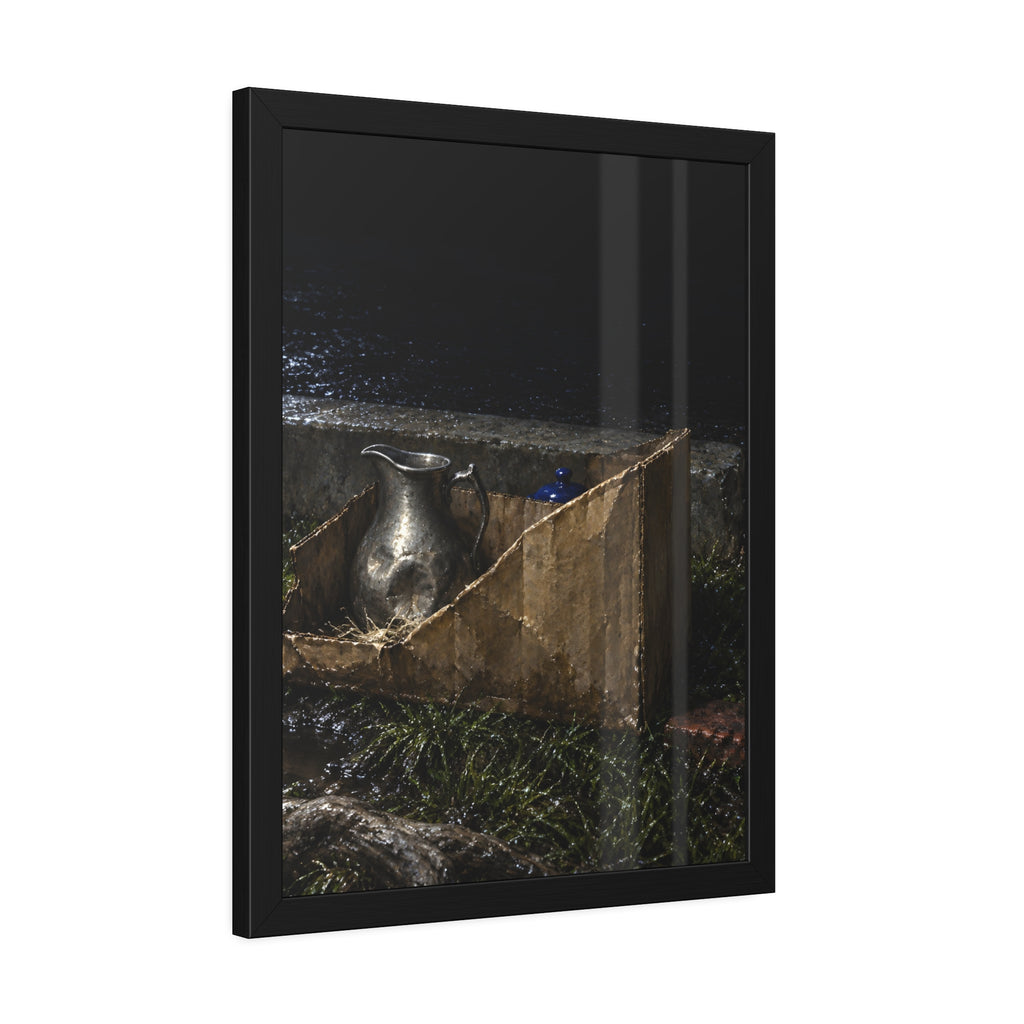 "The Ewer Standing Clear": A Garabaggio Framed Print