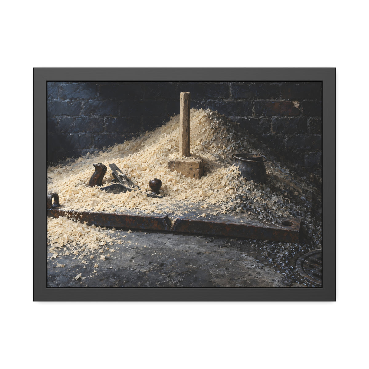 "The Plane Surfaces": A Garabaggio Framed Print