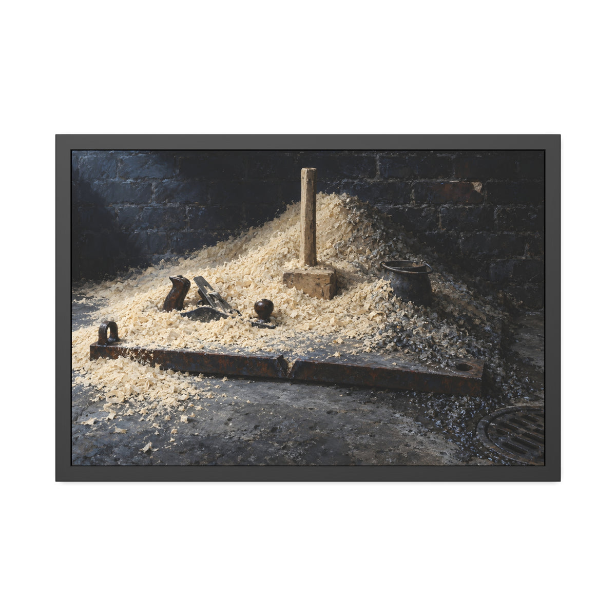 "The Plane Surfaces": A Garabaggio Framed Print