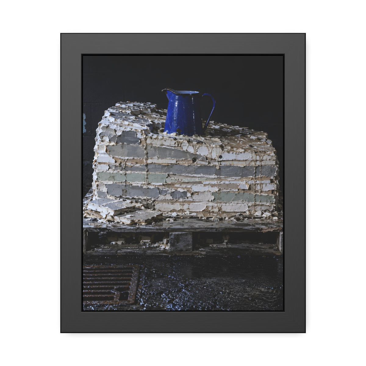 "The Jug to Its Shoulder": A Garabaggio Framed Print