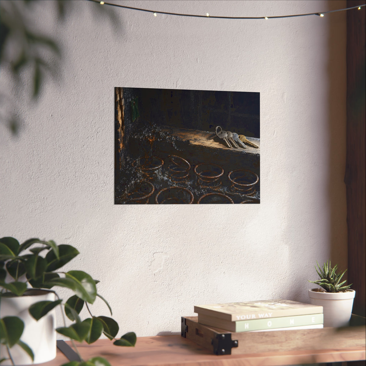 "The Keys on the Rail": A Garabaggio Fine Art Print