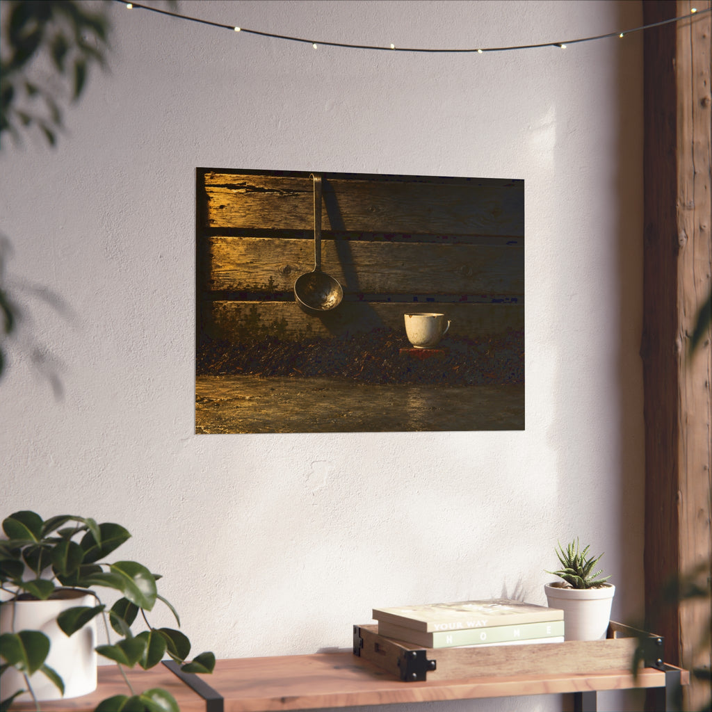 "The Cup on the Half Brick": A Garabaggio Fine Art Print