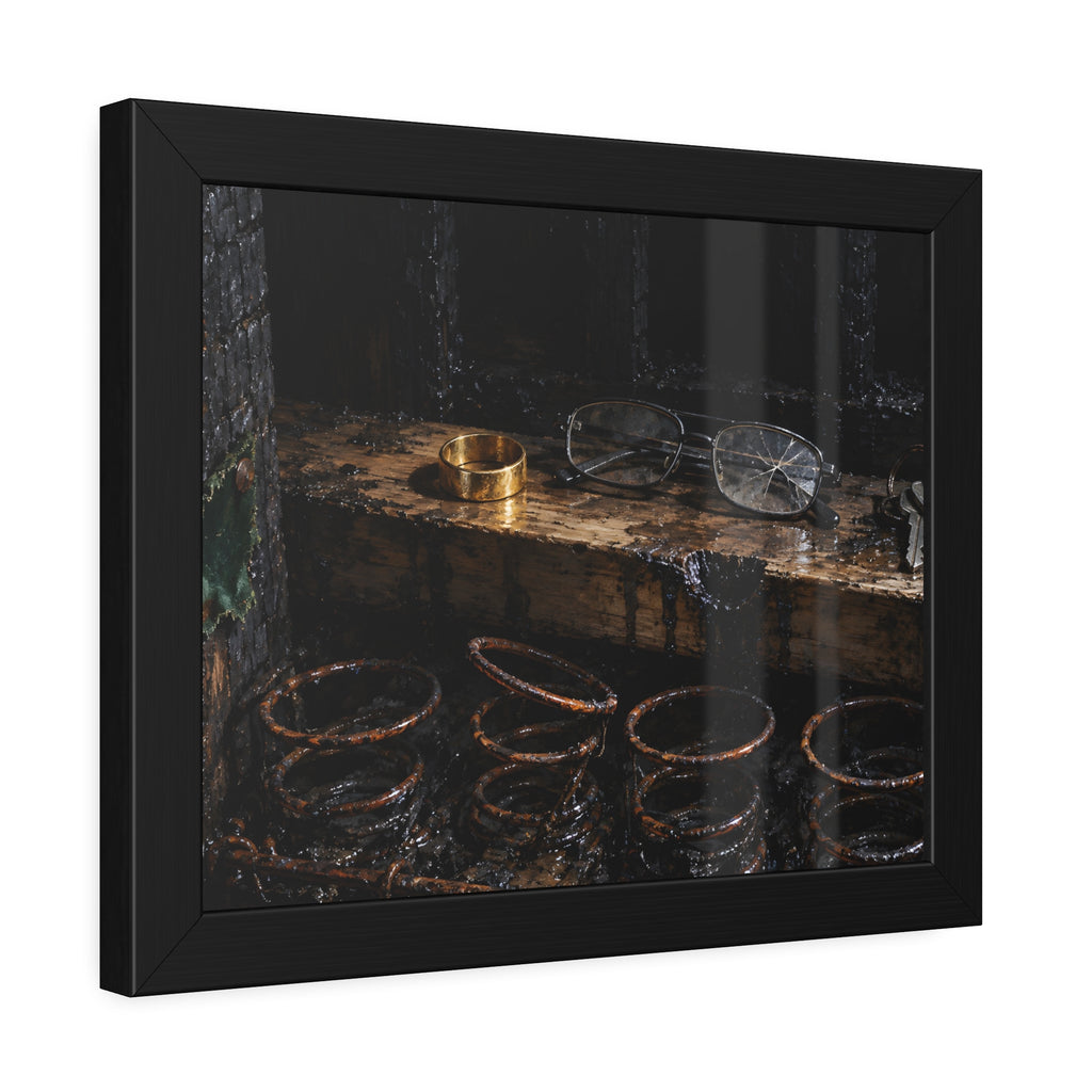 "What the Sofa Kept": A Garabaggio Framed Print