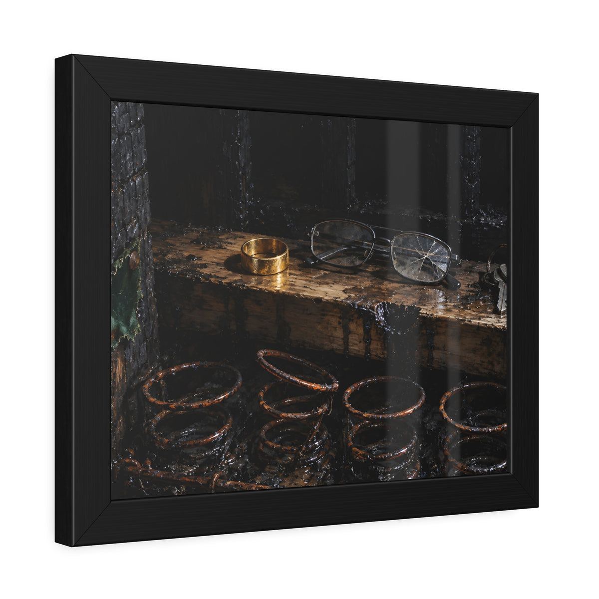 "What the Sofa Kept": A Garabaggio Framed Print