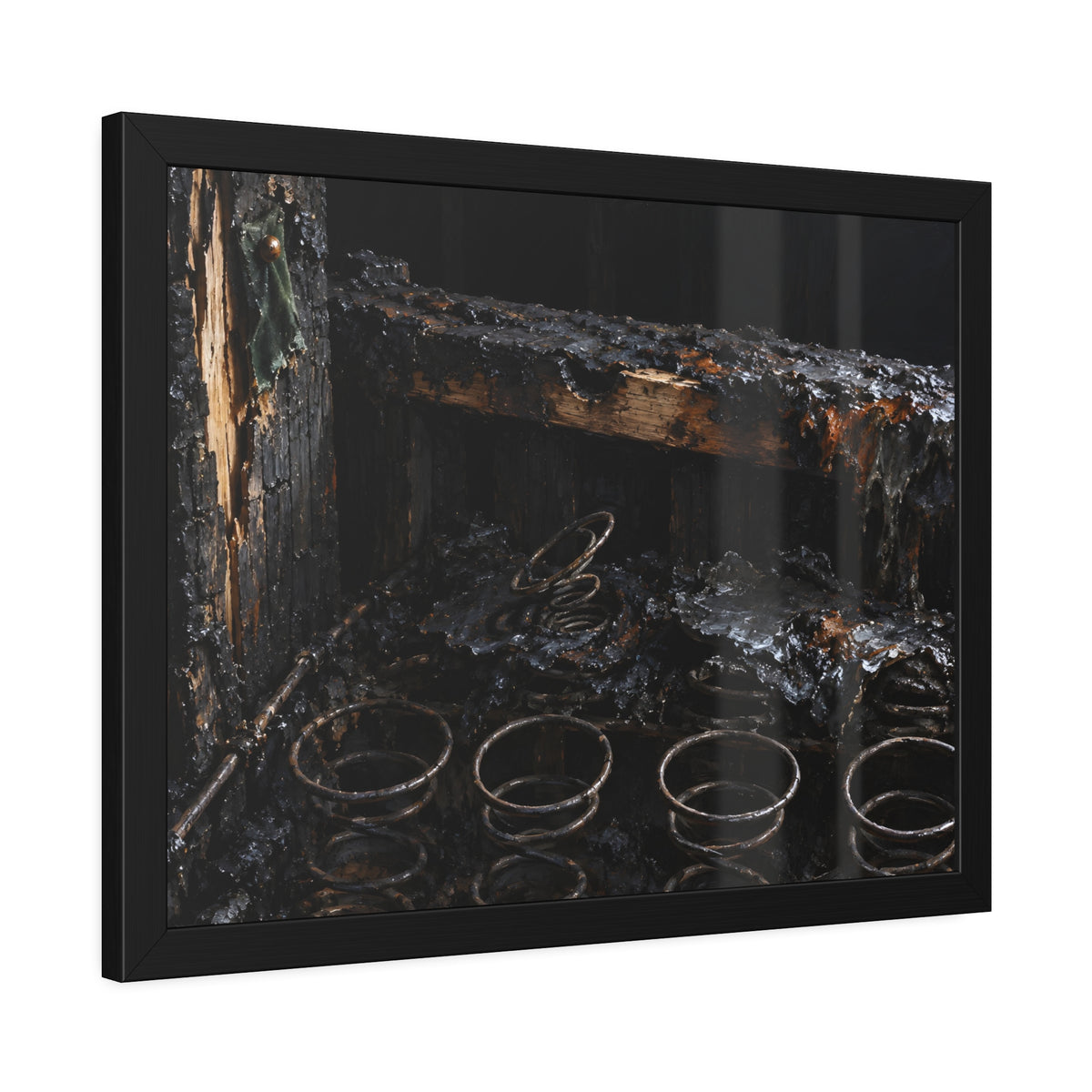 "The Front Row Bare": A Garabaggio Framed Print